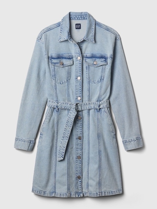 GAP Dresses & Skirts - GAP Tall Belted Denim Mini Dress